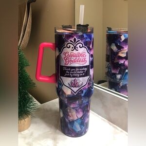 “Genuine Goddess” Stainless Steel Tumbler (40 oz.)